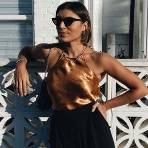 Free People Satin L'Amour Cami